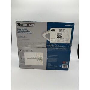 New in Box Utilitech 0553457 Ventilation Fan 70 CFM 2.0 Sones